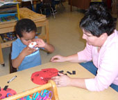 playing with glue